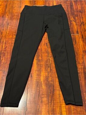 Women's Black High-Rise Athletic Leggings
